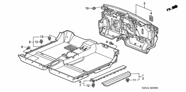 Floor Mat for 2005 Honda Insight #0