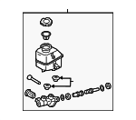 58510B1000 - Body: Master Cylinder for Genesis: G80, G90 | Hyundai: Genesis Image