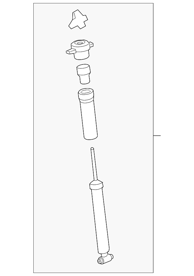 Suspension Shock Absorber - Porsche (9Y0-513-021-E)