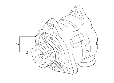 Alternator for 2007 Audi A4 Quattro #0