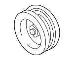 6B903119D - Electrical: Pulley for Audi: A3, A3 Quattro, A4, A4 Quattro, A6, RS4, S4, S6, TT, TT Quattro Image