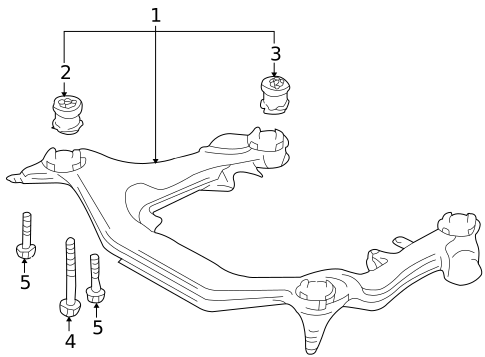 Suspension Mounting for 2007 Audi A4 Quattro #3