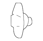 90651S4N003 - Body: Door Weather-strip Clip for Honda: Accord, Accord Crosstour, Civic, CR-V, CR-Z, Crosstour, Insight Image