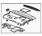 Maple Rear Window Panel Trim