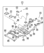 5140445AA - Frames and Bumpers: Chassis Frame for Mopar Image
