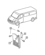 5104518AA - Body Sheet Metal Except Doors: Splash Guard, Left for Mopar Image