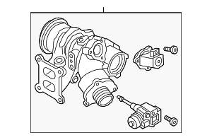 6K145722H - : Exhaust Manifold for Audi Image
