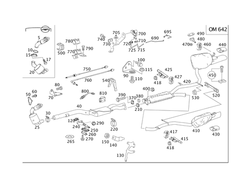Exhaust System on Diesel Vehicles for 2006 Mercedes-Benz CLS500 #0