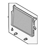 95510614201 - Cooling System: Radiator for Porsche: Cayenne Image