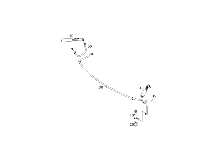 2468600592 - : Hose Line for Mercedes-Benz Image