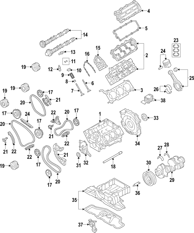 6E109339R - Unclassified: Drive Shaft for Audi: A4 Quattro, A5 Quattro, A6, A6 Quattro, A7 Quattro, Q5, Q7, S4, S5, SQ5 Image