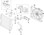 C2S44966 - Cooling System: Radiator for Jaguar Image