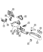 1RY40JD7AD - Interior Trim: Floor Console for Mopar Image