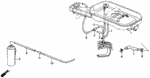 91405PM5004 - Electrical/Exhaust/Heater/Fuel: CLAMP, TUBE (D17) for Honda Image