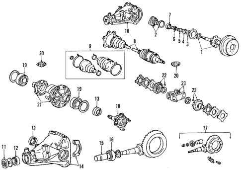Rear Suspension for 1986 Toyota Cressida #5