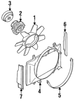 2105153F00 - : Pulley for Nissan Image