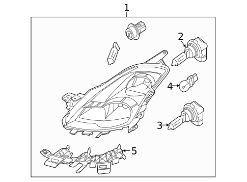 Bulbs - Chassis for 2009 Nissan Altima #1