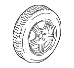 2964000500 - Suspension: Spare Wheel for Mercedes-Benz Image