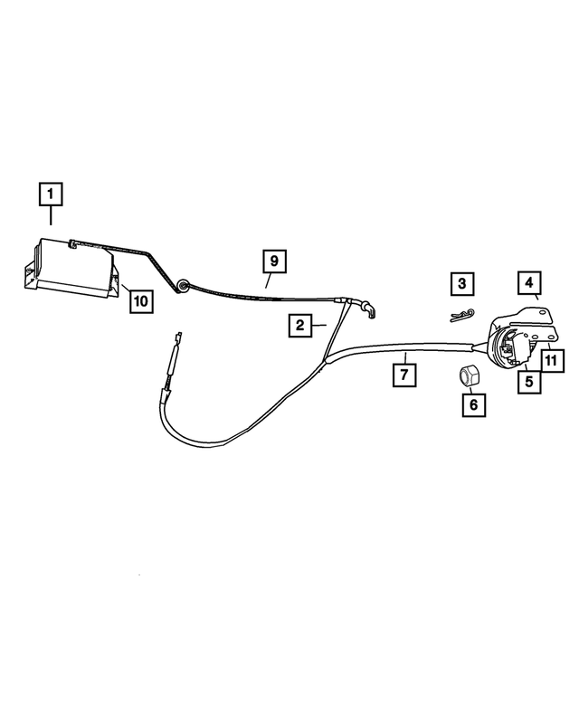« 5114185AB – Fuel : Dépression De Régulation De Vitesse Faisceau pour Mopar Image »