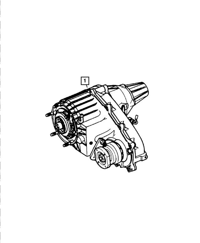 R2105649AG - Transfer Case Model 271 [DH1]: Nvg271 Transfer Case for Dodge: Ram 1500, Ram 2500, Ram 3500 | Ram: 2500, 3500 Image