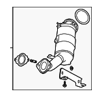55495048 - : Mnfd W/Converter for Cadillac: CT6 Image