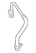 6M145947G - Cooling System: Water Return Tube for Audi: RS5, RS5 Sportback, S6, S7 Sportback Image