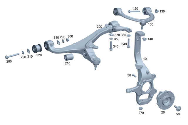 4653304000 - : Transverse Control Arm for Mercedes-Benz Image