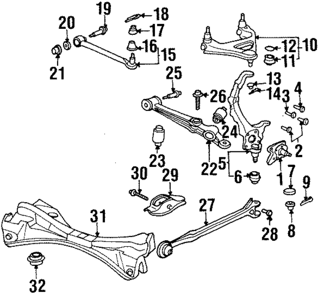 90363SF1000 - : Boot Nut for Honda Image