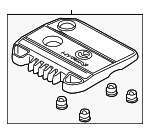 ZZCB102F1 - : Engine Cover for Mazda: Tribute Image