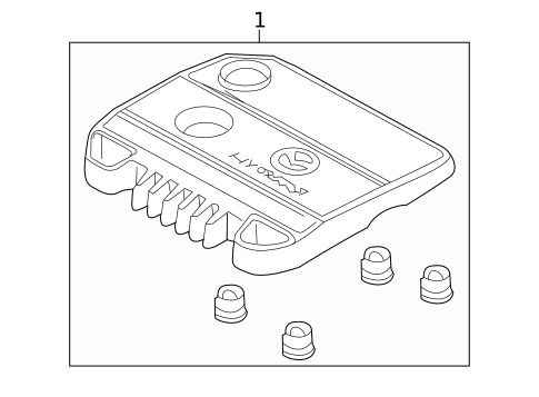 Engine Appearance Cover for 2010 Mazda Tribute #0