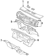 6681450A00 - : Grille for Nissan: Sentra Image