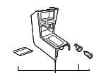 5015953 - Body: Upper Console for Saab: 9-3 Image
