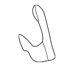 99663124600 - Electrical: Breather Tube Clip for Porsche: 911, Boxster Image