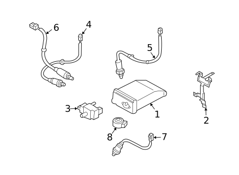 Switches, Solenoids & Actuators for 2003 INFINITI I35 #0