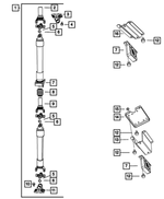 68229900AA - Rear Axle; American Axle 292 MM Single Rear Wheel; Differential and Drive Line: Drive Shaft for Dodge: Ram 2500, Ram 3500 Image