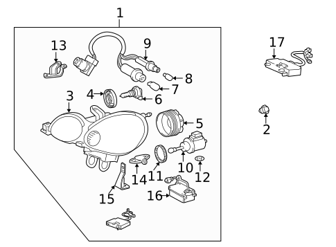 Bulbs - Chassis for 2003 Lexus GS300 #0