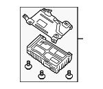 280609DF1A - Body: Amplifier for Nissan: Maxima Image