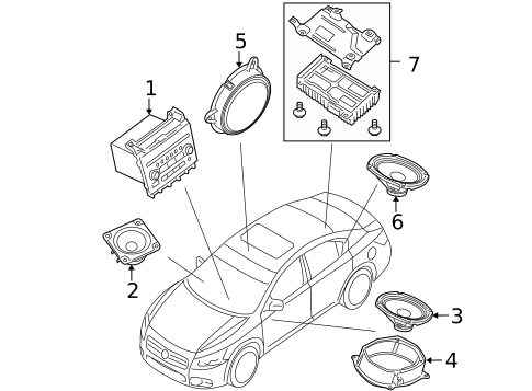 Sound System for 2010 Nissan Maxima #0