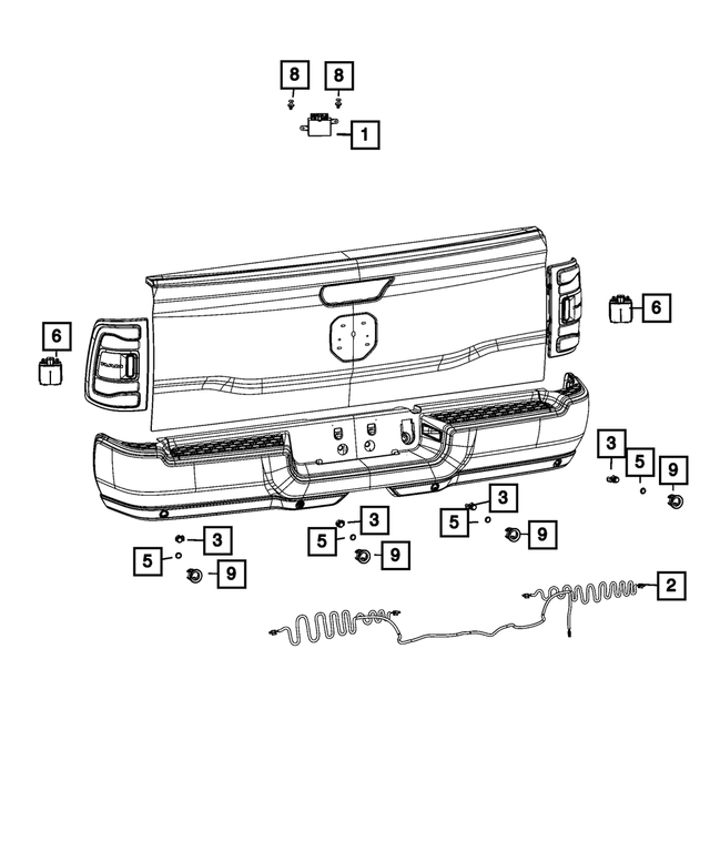 68397412AA - Electrical: Jumper Wiring for Mopar Image