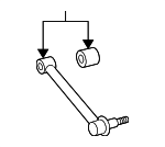 4879053030 - Suspension: Rear Upper Control Arm for Lexus: GS300, GS350, GS430, GS450h, GS460, IS F, IS250, IS350 Image