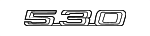 51148148829 - Body: Nameplate for BMW: 530i Image