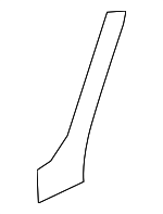 841261W000 - Body: Stone Guard for Kia Image