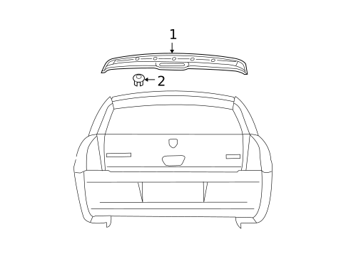 Spoiler for 2007 Dodge Magnum #0
