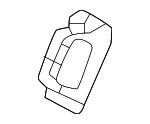 729960E150C0 - Body: Child Restraint Anchor Plate Cap for Lexus Image