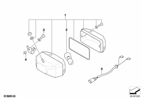 Fog Lamps and Auxiliary Lights for 2012 BMW-Motorrad R 1200 RT #1