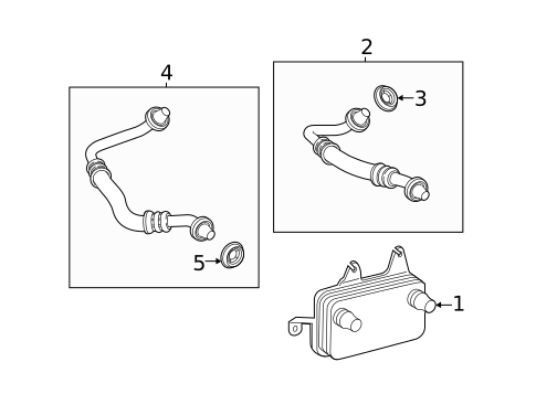 Oil Cooler for 2021 Mercedes-Benz S500 #0