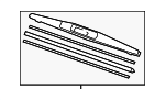 76730T7A003 - Body: Wiper Blade for Honda: HR-V Image