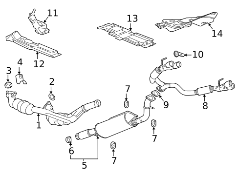 Mufflers for 2022 Chevrolet Suburban #0