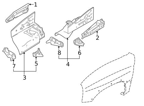 Fenders for 2004 Suzuki Vitara #0