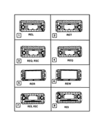 5064924AG - : Am/fm 6 Disc Dvd &amp; Mp3 Radio for Mopar Image